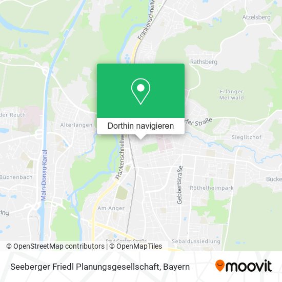 Seeberger Friedl Planungsgesellschaft Karte