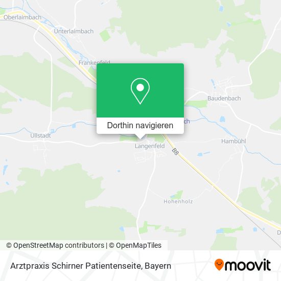 Arztpraxis Schirner Patientenseite Karte