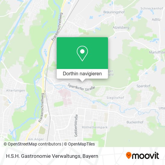 H.S.H. Gastronomie Verwaltungs Karte