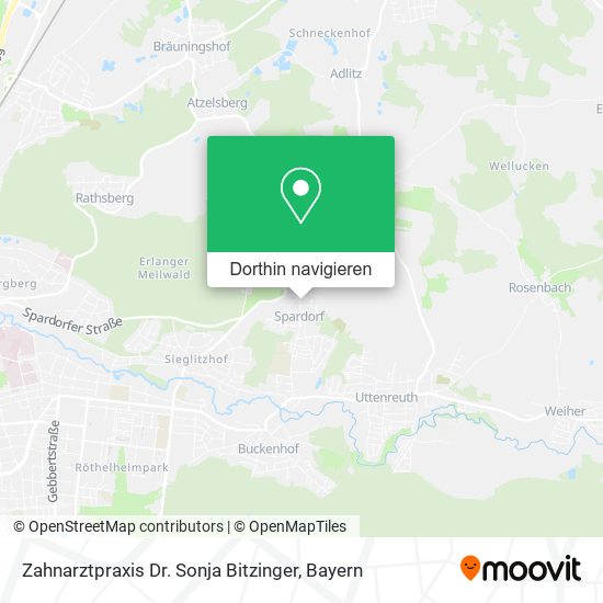 Zahnarztpraxis Dr. Sonja Bitzinger Karte