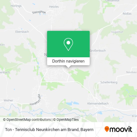 Tcn - Tennisclub Neunkirchen am Brand Karte