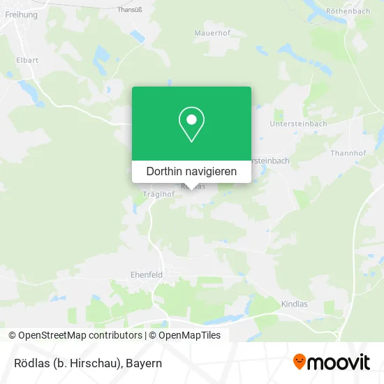 Rödlas (b. Hirschau) Karte