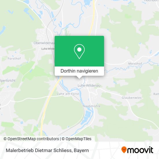 Malerbetrieb Dietmar Schliess Karte