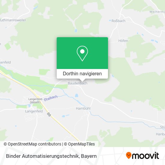 Binder Automatisierungstechnik Karte
