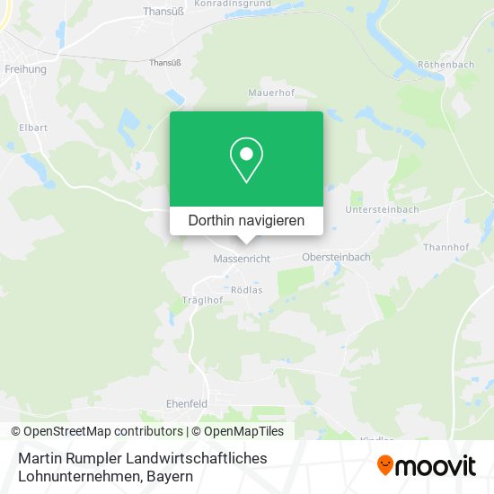 Martin Rumpler Landwirtschaftliches Lohnunternehmen Karte