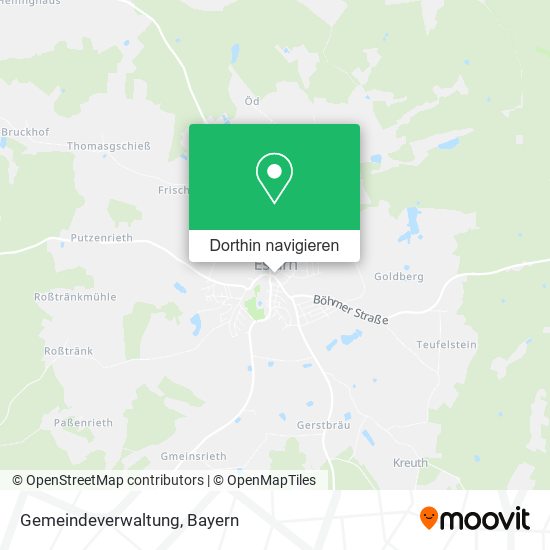 Gemeindeverwaltung Karte