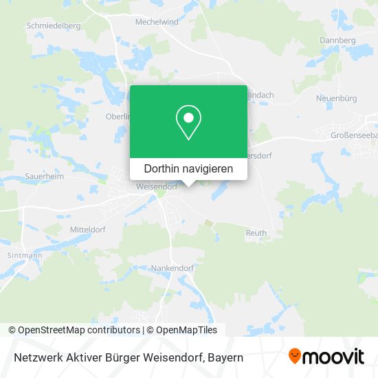 Netzwerk Aktiver Bürger Weisendorf Karte