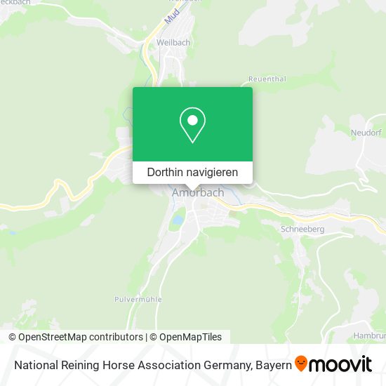 National Reining Horse Association Germany Karte