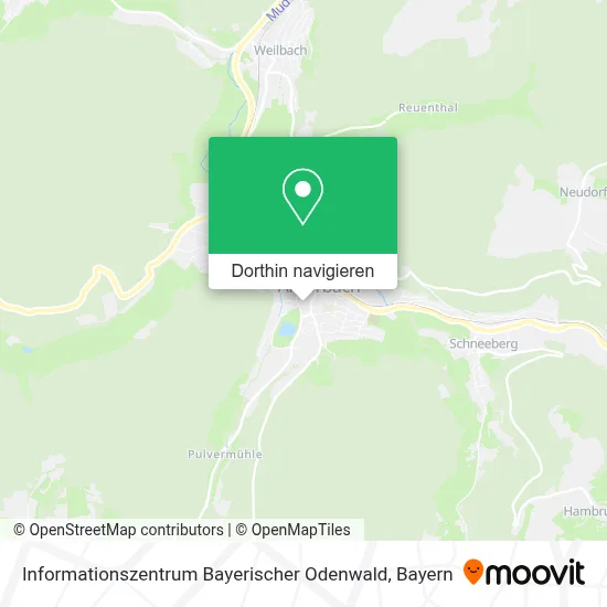 Informationszentrum Bayerischer Odenwald Karte