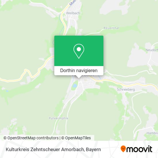 Kulturkreis Zehntscheuer Amorbach Karte