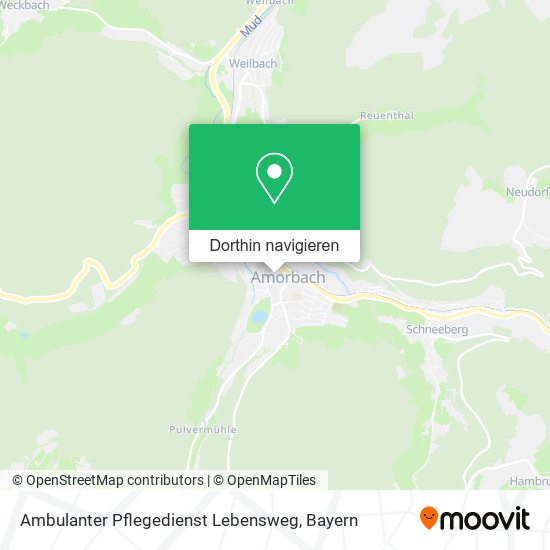 Ambulanter Pflegedienst Lebensweg Karte
