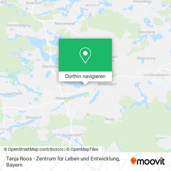 Tanja Roos - Zentrum für Leben und Entwicklung Karte