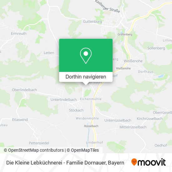 Die Kleine Lebküchnerei - Familie Dornauer Karte