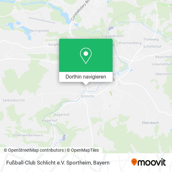 Fußball-Club Schlicht e.V. Sportheim Karte
