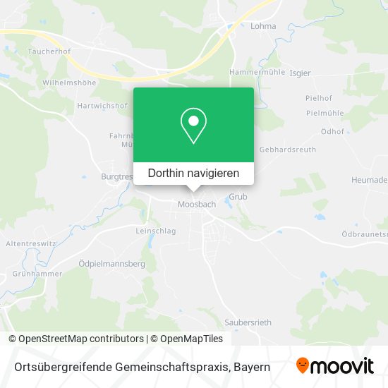 Ortsübergreifende Gemeinschaftspraxis Karte