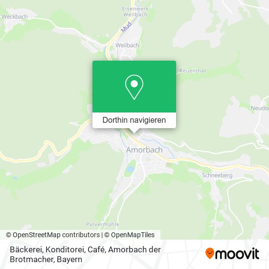 Bäckerei, Konditorei, Café, Amorbach der Brotmacher Karte
