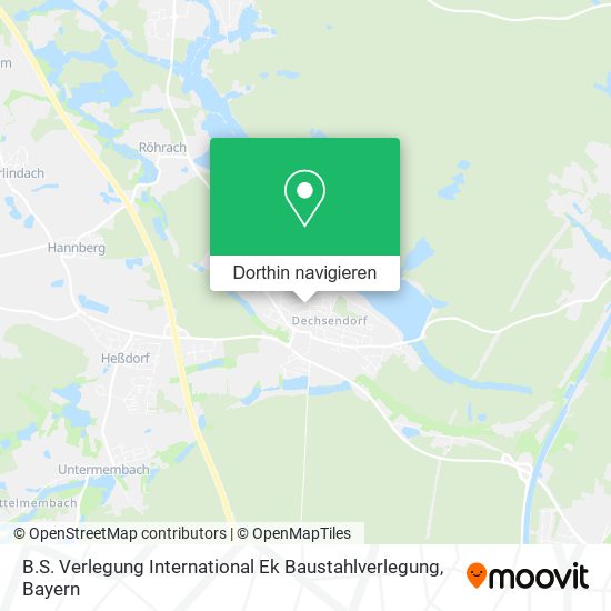 B.S. Verlegung International Ek Baustahlverlegung Karte
