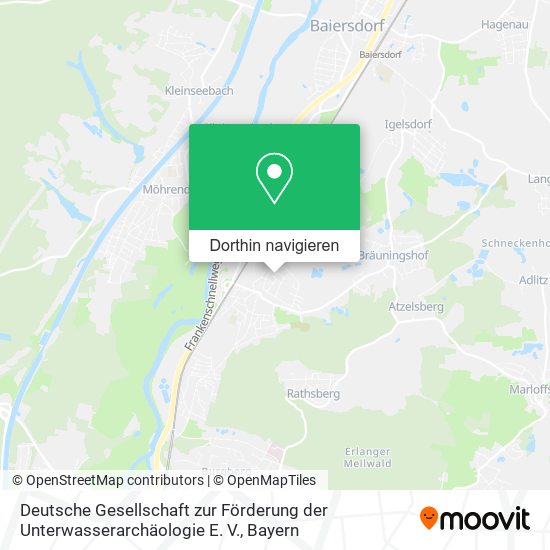 Deutsche Gesellschaft zur Förderung der Unterwasserarchäologie E. V. Karte
