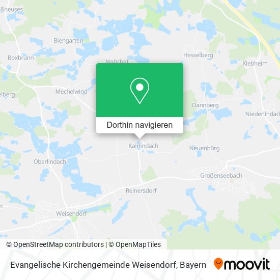 Evangelische Kirchengemeinde Weisendorf Karte