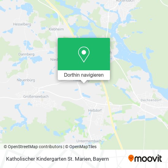 Katholischer Kindergarten St. Marien Karte