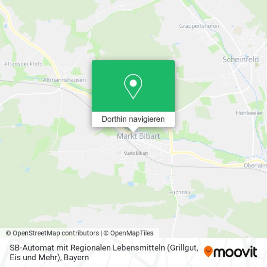 SB-Automat mit Regionalen Lebensmitteln (Grillgut, Eis und Mehr) Karte