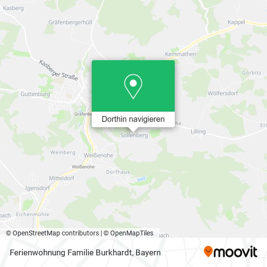 Ferienwohnung Familie Burkhardt Karte