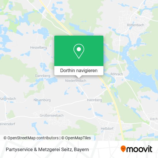 Partyservice & Metzgerei Seitz Karte