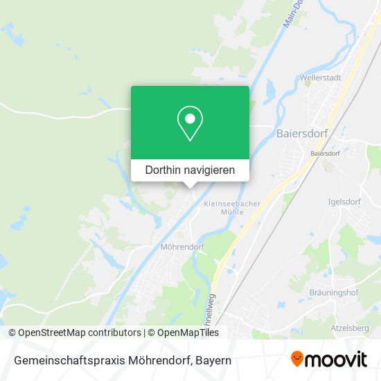 Gemeinschaftspraxis Möhrendorf Karte