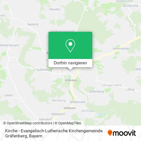 Kirche - Evangelisch-Lutherische Kirchengemeinde Gräfenberg Karte