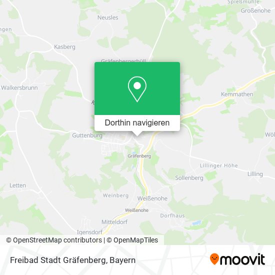 Freibad Stadt Gräfenberg Karte