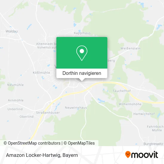 Amazon Locker-Hartwig Karte