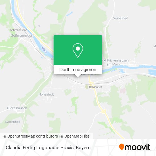 Claudia Fertig Logopädie Praxis Karte