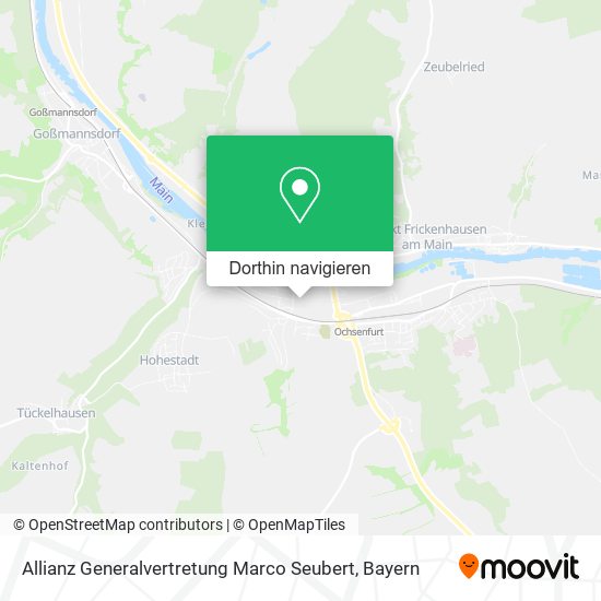 Allianz Generalvertretung Marco Seubert Karte