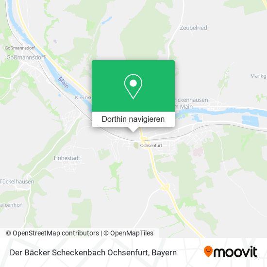 Der Bäcker Scheckenbach Ochsenfurt Karte