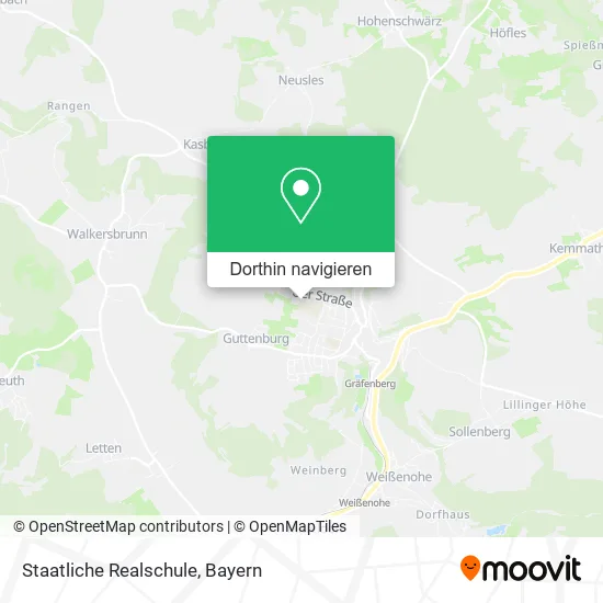 Staatliche Realschule Karte