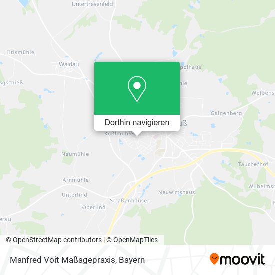 Manfred Voit Maßagepraxis Karte