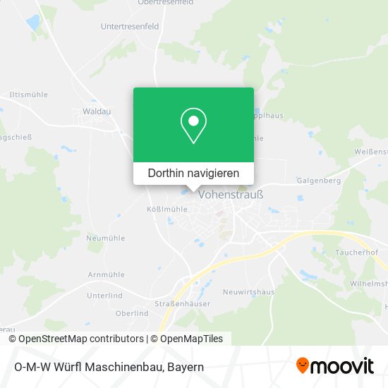 O-M-W Würfl Maschinenbau Karte