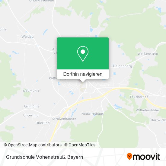 Grundschule Vohenstrauß Karte