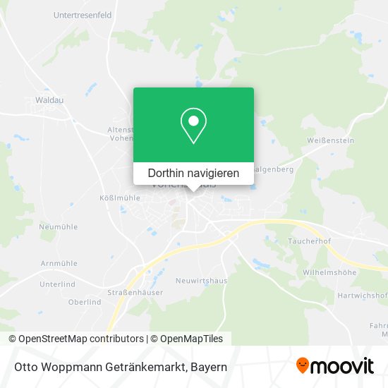 Otto Woppmann Getränkemarkt Karte