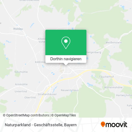 Naturparkland - Geschäftsstelle Karte