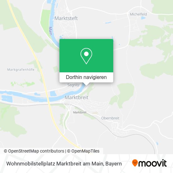 Wohnmobilstellplatz Marktbreit am Main Karte