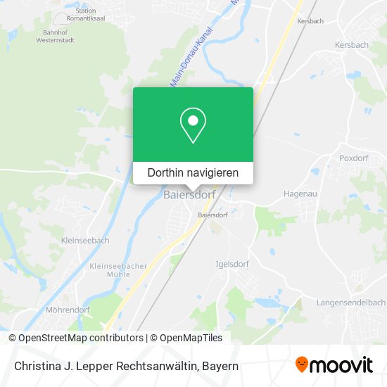 Christina J. Lepper Rechtsanwältin Karte