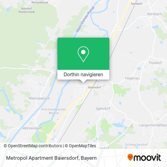Metropol Apartment Baiersdorf Karte