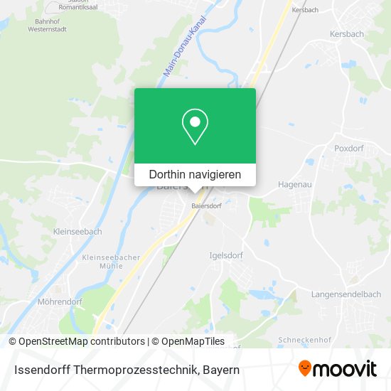 Issendorff Thermoprozesstechnik Karte