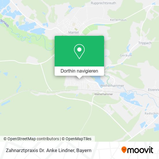 Zahnarztpraxis Dr. Anke Lindner Karte
