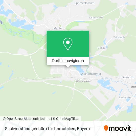 Sachverständigenbüro für Immobilien Karte