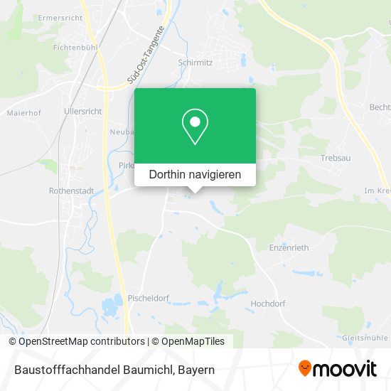 Baustofffachhandel Baumichl Karte