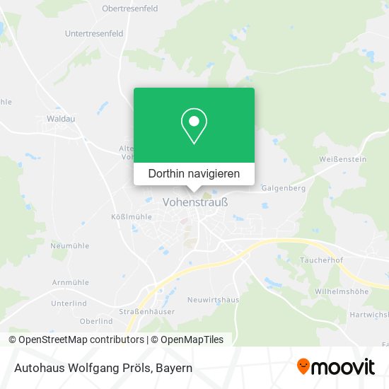 Autohaus Wolfgang Pröls Karte