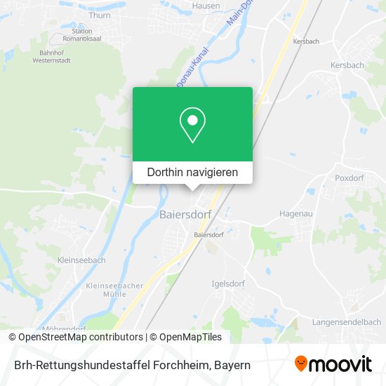 Brh-Rettungshundestaffel Forchheim Karte