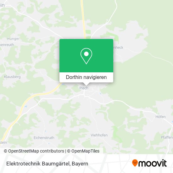 Elektrotechnik Baumgärtel Karte